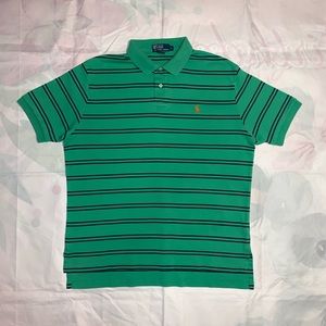 Men’s Polo by Ralph Lauren Green Polo Shirt Size LARGE
